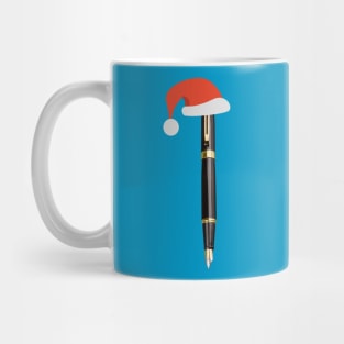 Pen wearing Santa cap! | Merry Christmas | Santa Claus Mug